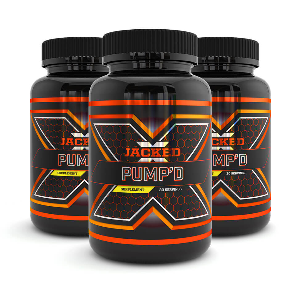 Köp JACKED Pump'd Storpack 3 x 120 kapslar Online MM Sports